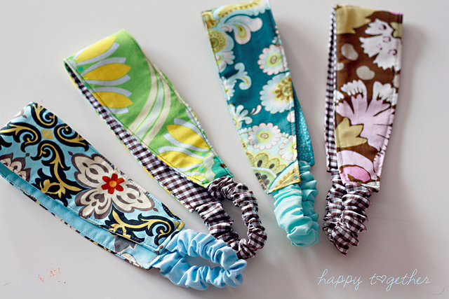 Double sided fabric headband pattern